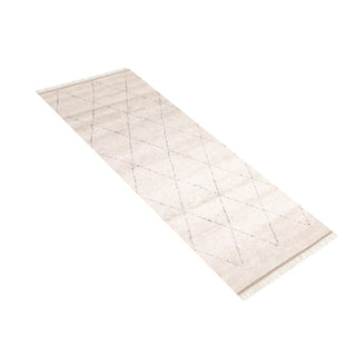 Shaggy Moroccan Hand-Knotted Bohemian Area Rug