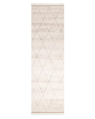 Shaggy Moroccan Hand-Knotted Bohemian Area Rug