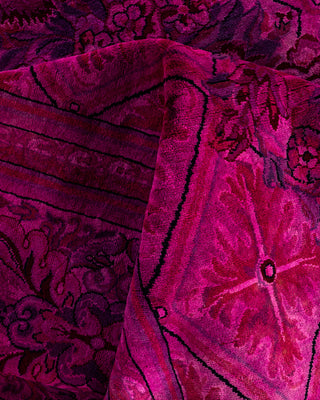 Fine Vibrance, One-of-a-Kind Hand-Knotted Area Rug  - Pink, 9' 1" x 12' 3"