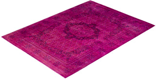Fine Vibrance, One-of-a-Kind Hand-Knotted Area Rug  - Pink, 9' 1" x 12' 3"