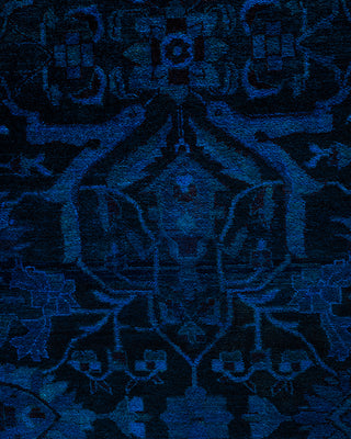 Fine Vibrance, One-of-a-Kind Hand-Knotted Area Rug  - Blue, 9' 1" x 12' 2"