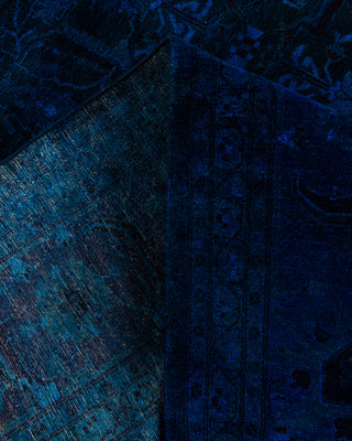 Fine Vibrance, One-of-a-Kind Hand-Knotted Area Rug  - Blue, 9' 1" x 12' 2"