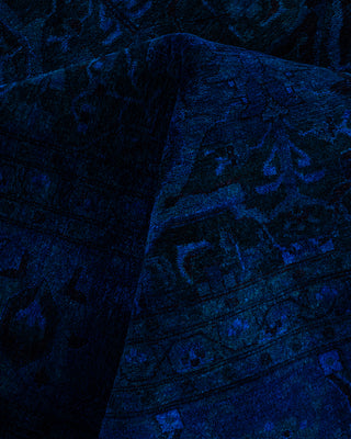 Fine Vibrance, One-of-a-Kind Hand-Knotted Area Rug  - Blue, 9' 1" x 12' 2"