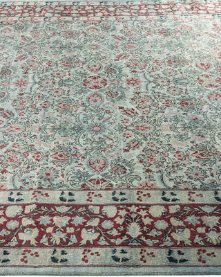 Contemporary Hand Knotted Overdyed Gray Area Rug 6' 1" x 11' 8"