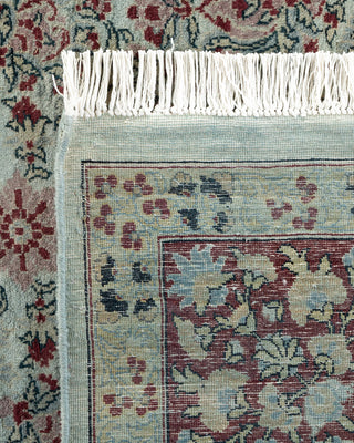 Contemporary Hand Knotted Overdyed Gray Area Rug 6' 1" x 11' 8"