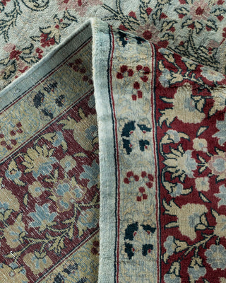 Contemporary Hand Knotted Overdyed Gray Area Rug 6' 1" x 11' 8"