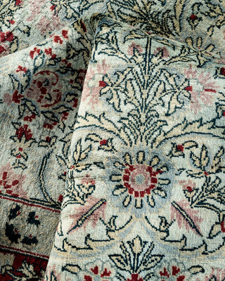 Contemporary Hand Knotted Overdyed Gray Area Rug 6' 1" x 11' 8"