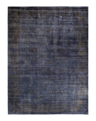 Contemporary Fine Vibrance Gray Wool Area Rug 10' 4" x 13' 10"