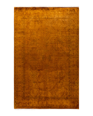 Modern Fine Vibrance Gold Area Rug 6' 1" x 9' 5"