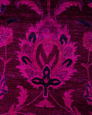 Fine Vibrance, One-of-a-Kind Hand-Knotted Area Rug  - Pink, 9' 1" x 12' 3"