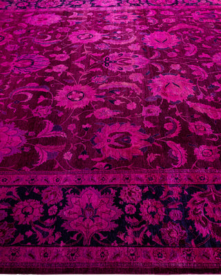 Fine Vibrance, One-of-a-Kind Hand-Knotted Area Rug  - Pink, 9' 1" x 12' 3"