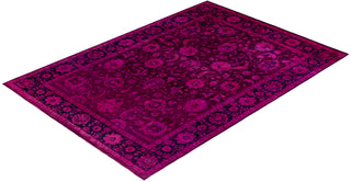 Fine Vibrance, One-of-a-Kind Hand-Knotted Area Rug  - Pink, 9' 1" x 12' 3"