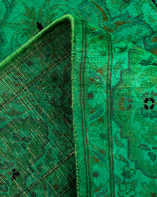 Contemporary Hand Knotted  Green Area Rug 3' 2" x 5' 2"