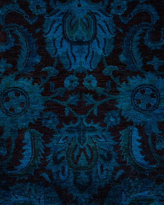 Contemporary Hand Knotted  Blue Area Rug 3' 1" x 5' 0"