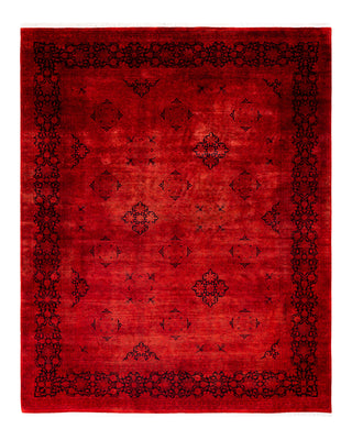 Modern Fine Vibrance Red Area Rug 8' 3" x 10' 3"