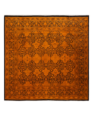 Modern Fine Vibrance Gold Area Rug 6' 1" x 6' 1"