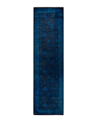 Contemporary Fine Vibrance Red Wool Area Rug 2' 5" x 9' 10"