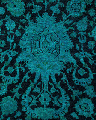Fine Vibrance, One-of-a-Kind Hand-Knotted Area Rug - Blue, 9' 2" x 12' 1" - Solo Rugs