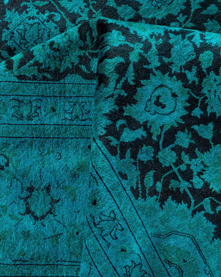 Fine Vibrance, One-of-a-Kind Hand-Knotted Area Rug - Blue, 9' 2" x 12' 1" - Solo Rugs