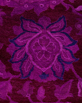 Fine Vibrance, One-of-a-Kind Hand-Knotted Area Rug  - Pink, 9' 5" x 11' 10"