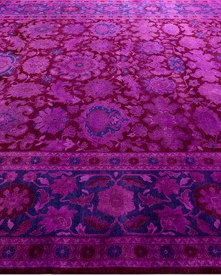 Fine Vibrance, One-of-a-Kind Hand-Knotted Area Rug  - Pink, 9' 5" x 11' 10"
