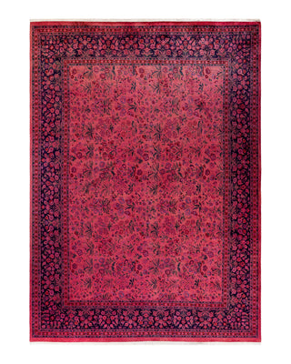Modern Fine Vibrance Pink Area Rug 9' 2" x 12' 0"