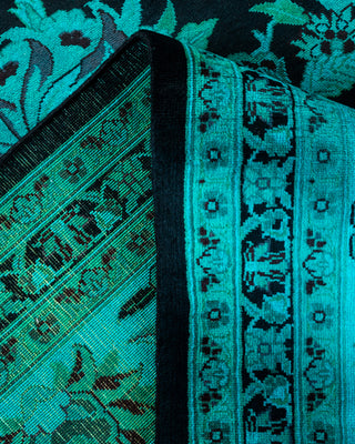 Contemporary Hand Knotted  Blue Area Rug 9' 2" x 12' 5"