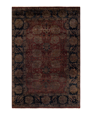 Modern Fine Vibrance Red Area Rug 6' 0" x 8' 10"