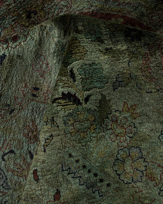 Contemporary Hand Knotted  Gray Area Rug 9' 3" x 12' 0"