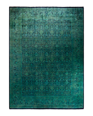 Contemporary Fine Vibrance Navy Wool Area Rug 10' 1" x 13' 10"