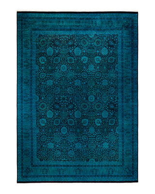 Modern Fine Vibrance Blue Area Rug 10' 1" x 13' 10"