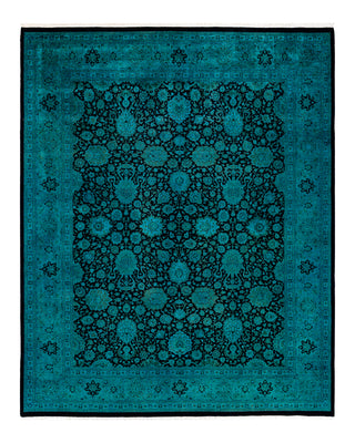 Modern Fine Vibrance Blue Area Rug 8' 3" x 10' 5"