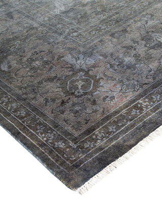 Fine Vibrance, One-of-a-Kind Hand-Knotted Area Rug - Gray, 9' 2" x 12' 5" - Solo Rugs