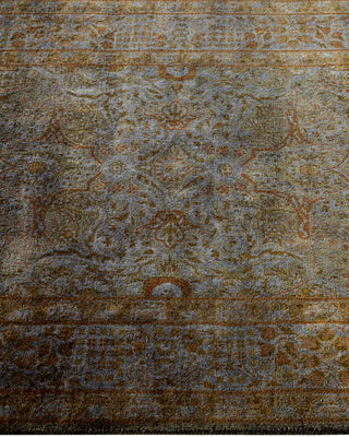 Contemporary Hand Knotted Overdyed Brown Area Rug 2' 7" x 4' 4"