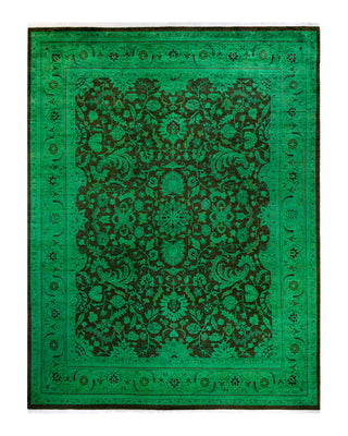 Modern Fine Vibrance Green Area Rug 8' 2" x 10' 9"