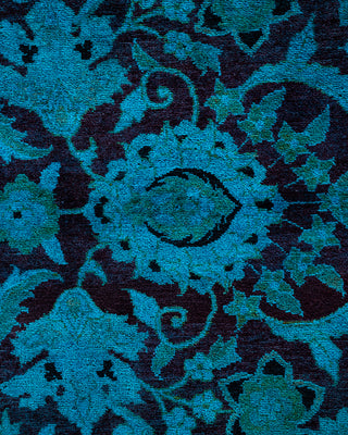 Fine Vibrance, One-of-a-Kind Hand-Knotted Area Rug  - Blue, 9' 1" x 12' 3"