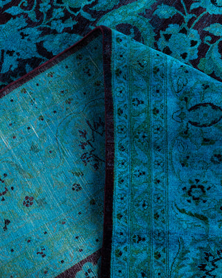 Fine Vibrance, One-of-a-Kind Hand-Knotted Area Rug  - Blue, 9' 1" x 12' 3"