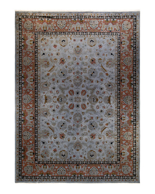 Modern Fine Vibrance Gray Area Rug 9' 1" x 12' 5"