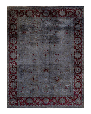 Modern Fine Vibrance Gray Area Rug 9' 1" x 11' 9"