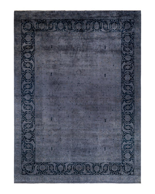 Modern Fine Vibrance Gray Area Rug 9' 2" x 12' 6"