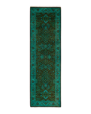 Contemporary Fine Vibrance Brown Wool Area Rug 2' 7" x 8' 7"