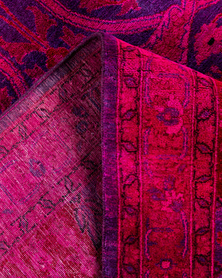 Fine Vibrance, One-of-a-Kind Hand-Knotted Area Rug  - Purple, 9' 1" x 12' 5"