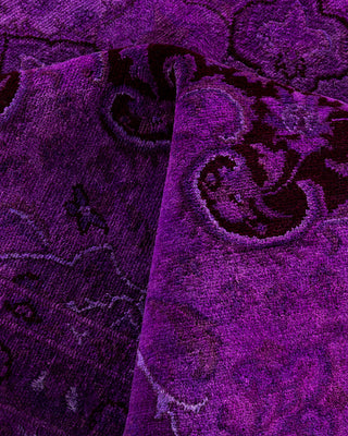 Fine Vibrance, One-of-a-Kind Hand-Knotted Area Rug  - Purple, 9' 1" x 12' 3"