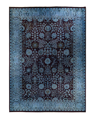 Modern Fine Vibrance Blue Area Rug 10' 2" x 14' 1"