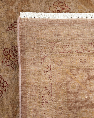 Contemporary Hand Knotted  Brown Area Rug 9' 1" x 12' 4"