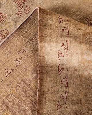 Contemporary Hand Knotted  Brown Area Rug 9' 1" x 12' 4"