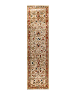 Contemporary Fine Vibrance Ivory Wool Area Rug 2' 6" x 10' 3"