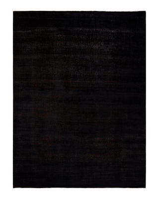 Contemporary Fine Vibrance Brown Wool Area Rug 10' 2" x 13' 7"