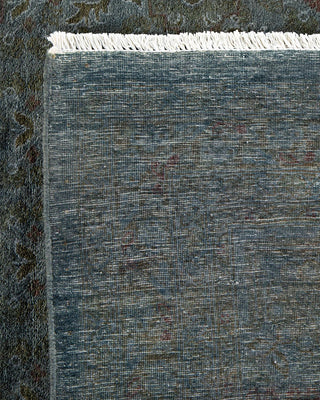 Fine Vibrance, One-of-a-Kind Hand-Knotted Area Rug - Gray, 9' 1" x 12' 1" - Solo Rugs