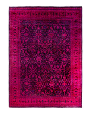 Fine Vibrance, One-of-a-Kind Hand-Knotted Area Rug - Purple, 10' 1" x 14' 3"